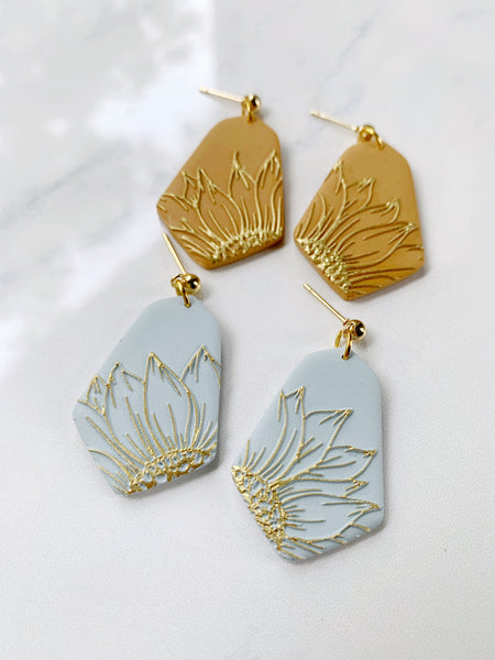 Oakley Earring in Pale Blue