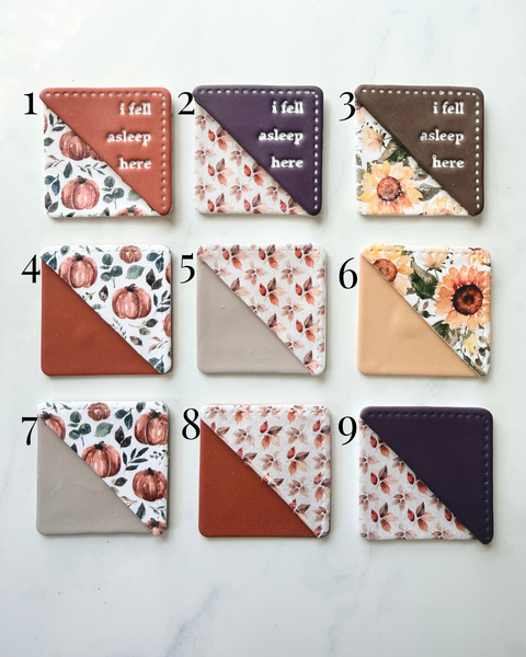 Fall Corner Bookmarks