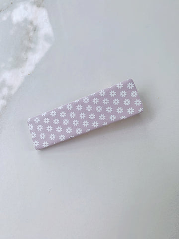 Small Hair Clip in Lavender