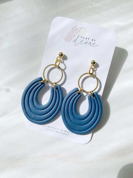 Pippa Earring in Navy