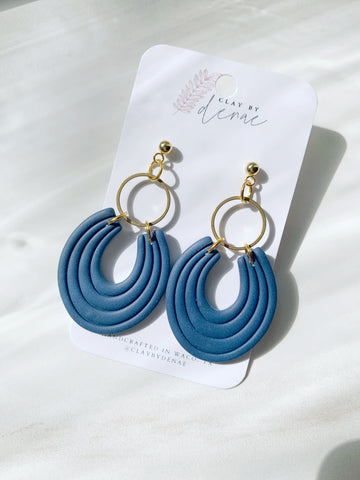 Pippa Earring in Navy
