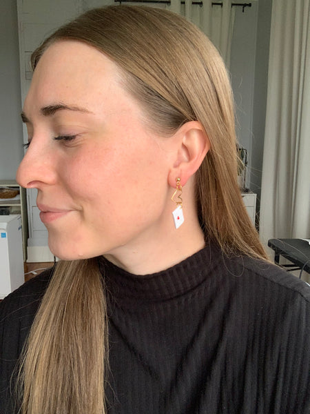 Juliet Letter Earring