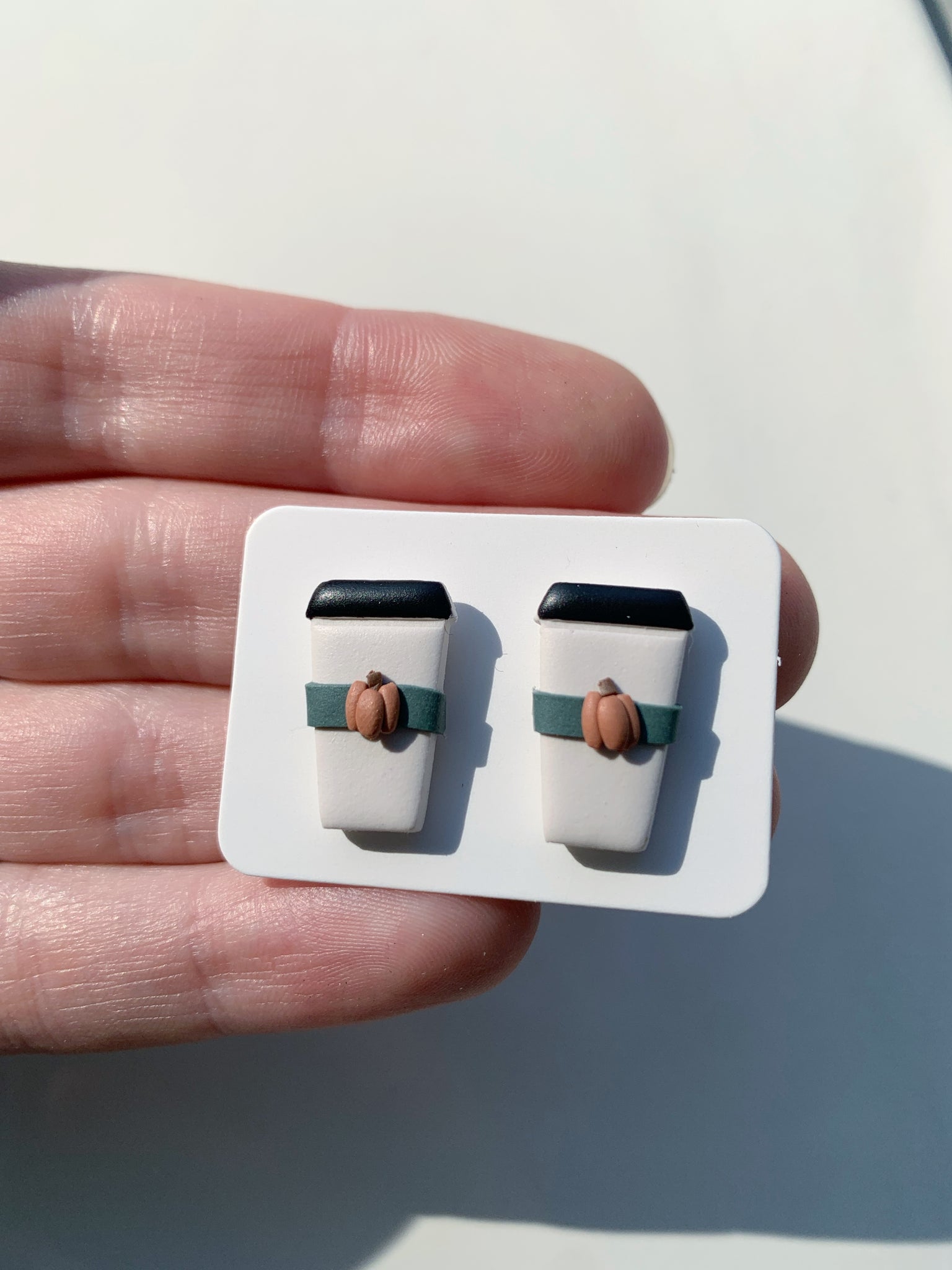 Pumpkin Spice Latte Stud