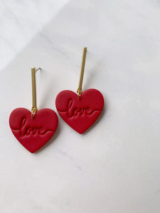 Adoria Heart Drop Earring