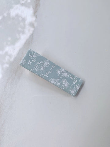 Small Hair Clip in Mint