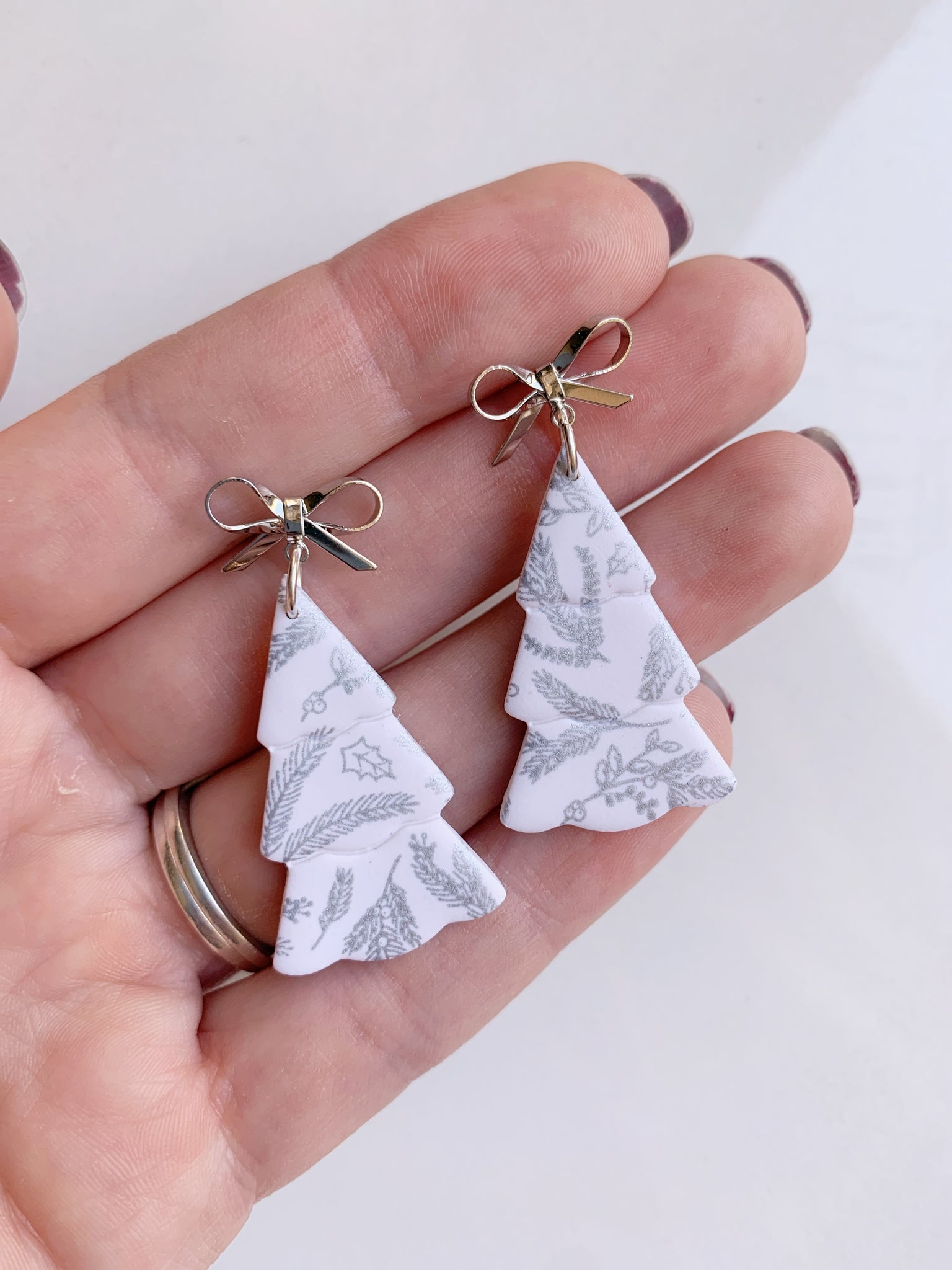 Painted Tree Dangle (Multiple Colors)