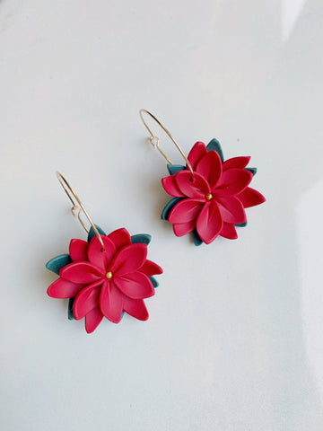 Poinsettia Hoop