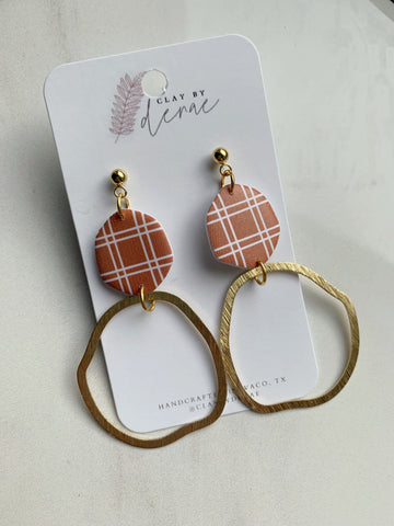 Katherine in Burnt Orange Plaid