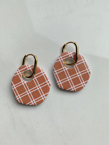 Cassia in Burnt Orange Plaid