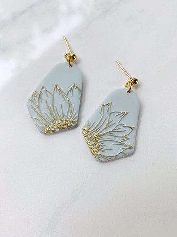 Oakley Earring in Pale Blue