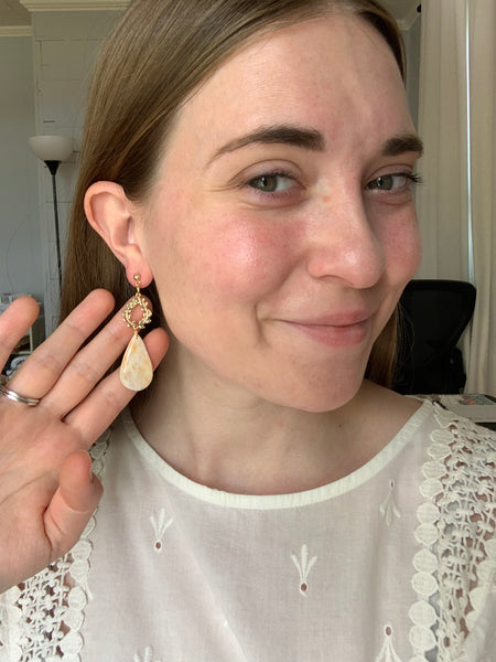 Amara Earring in Desert Sand