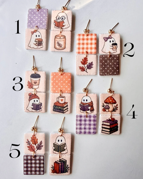 Ghost Quilt Dangles (Multiple Styles)
