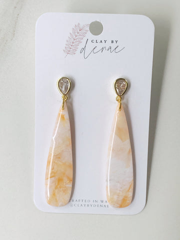 Iris Earring in Coral Dune