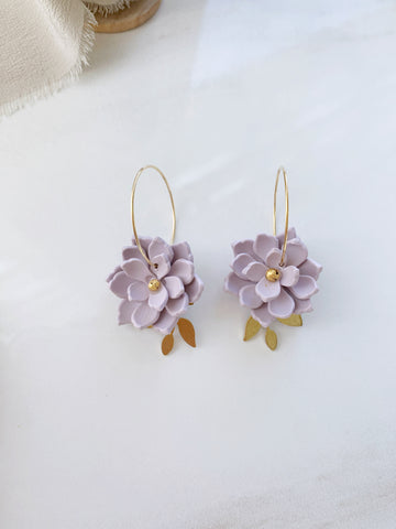 Belle Earring in Lavender