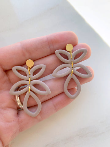 Emery Earring in Taupe