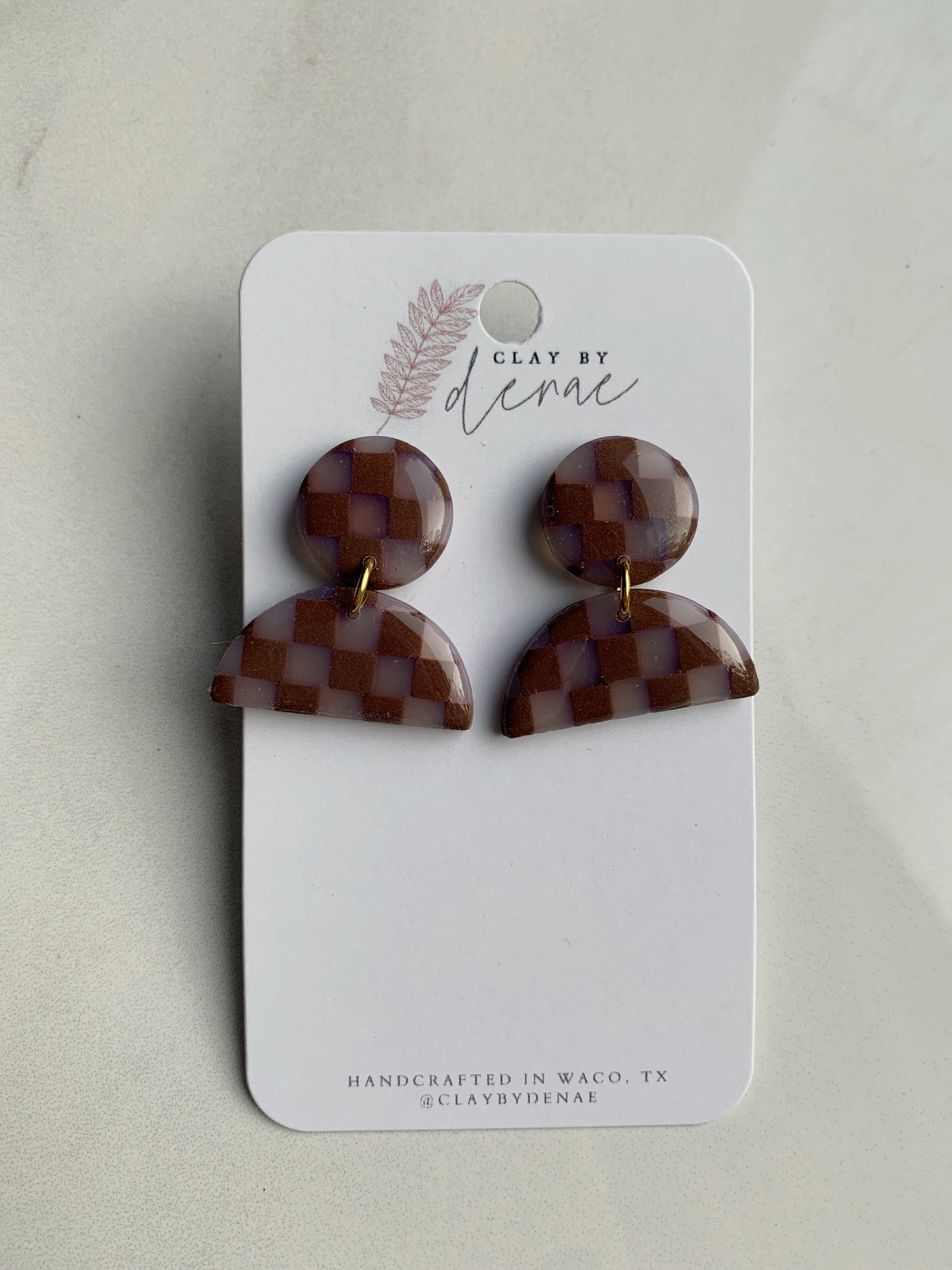 Ruby in Brown Checkered