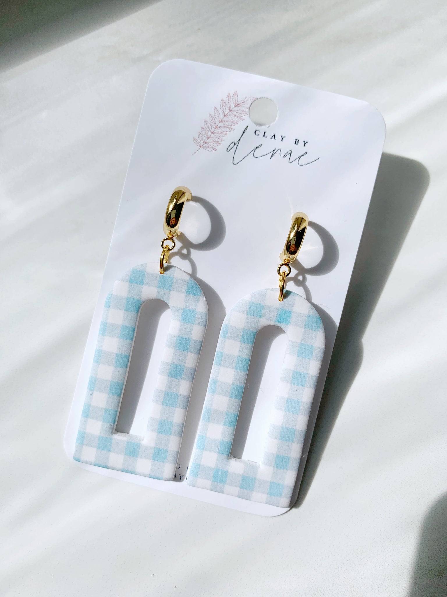 Tayla Arch in Blue Gingham