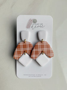 Chloe in Burnt Orange Plaid