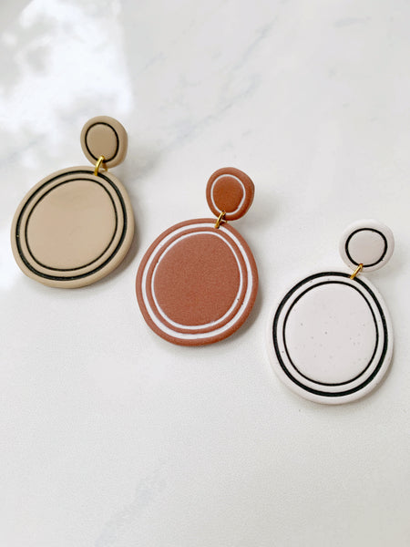Evelyn Earring in White