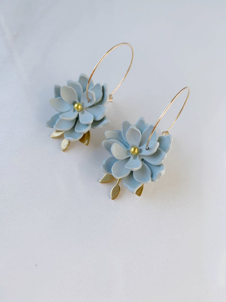 Belle Earring in Pale Blue