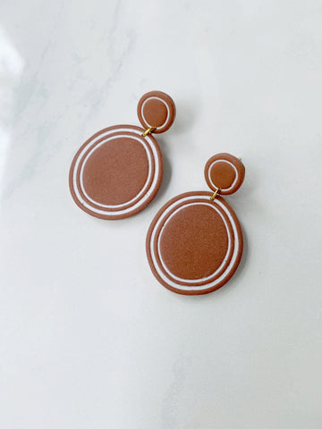 Evelyn Earring in Terra Cotta
