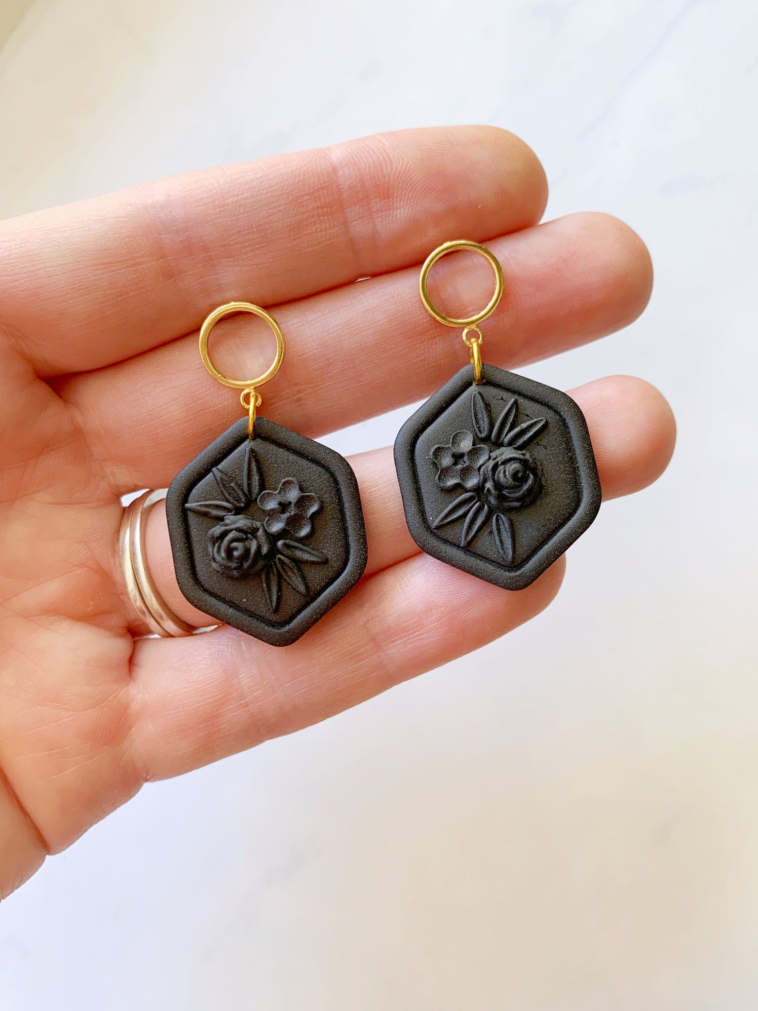 Harriett Earring in Black