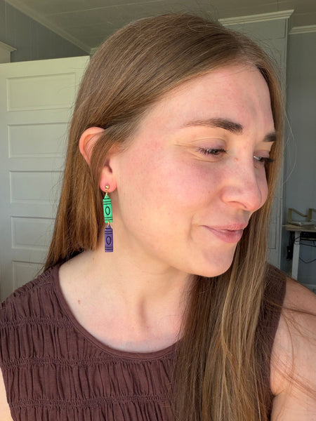 Crayon Drop Earring