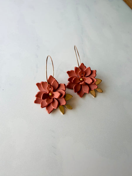 Belle Earring in Rust
