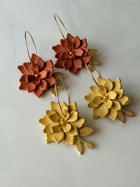 Belle Earring in Mustard