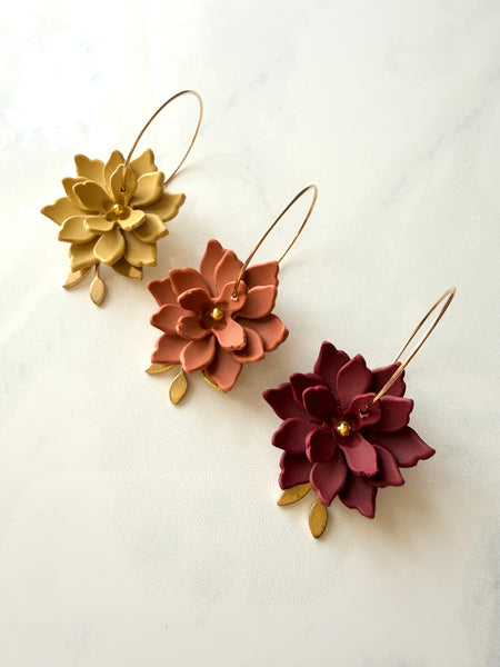 Belle Earring in Mustard