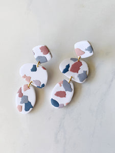 Ezra Earring in Terrazzo