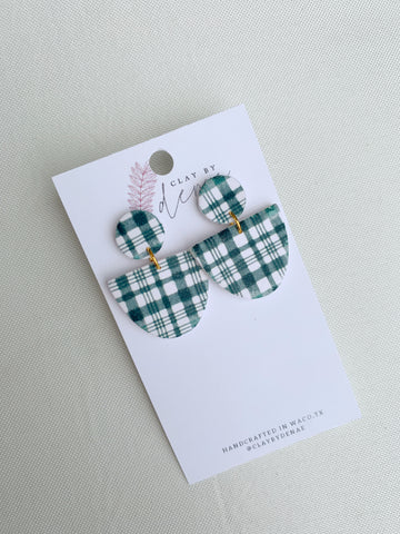 Addison Plaid Earring