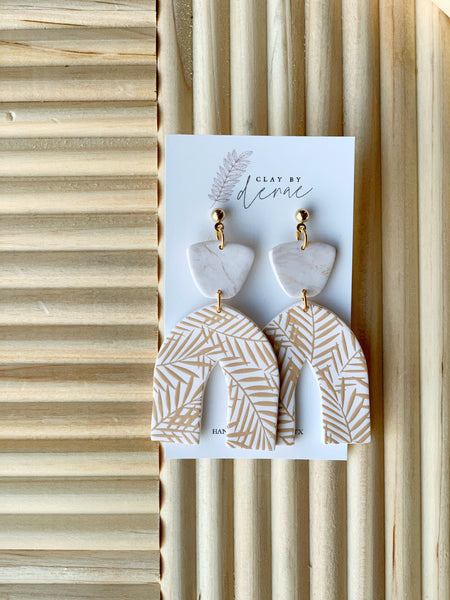 Alora Palm Earring