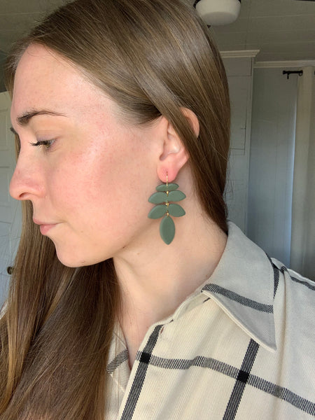 Mel Earring in Green